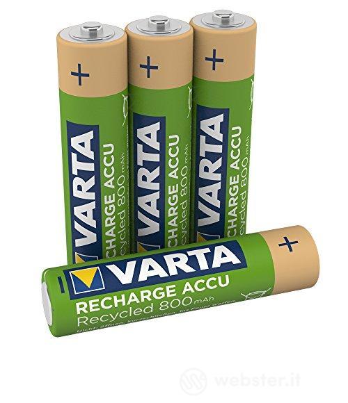 Batteria Standard Ricaricabile Ricar.Varta 56813 Bl/4pz Minist.800 Read (AZ)