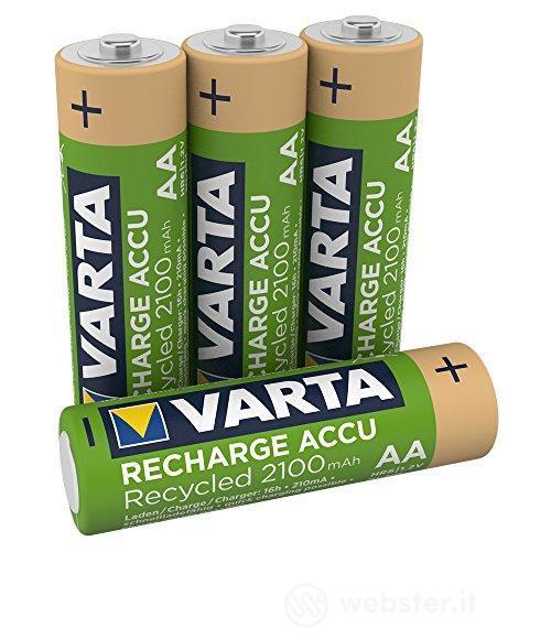 Batteria Standard Ricaricabile Ricar.Varta 56816 Bl/4P Stilo 2100 Ready (AZ)