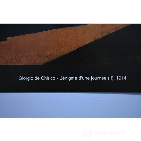 Giorgio De Chirico - L'enigma di una giornata 1914 - Poster vintage originale  anno 1996