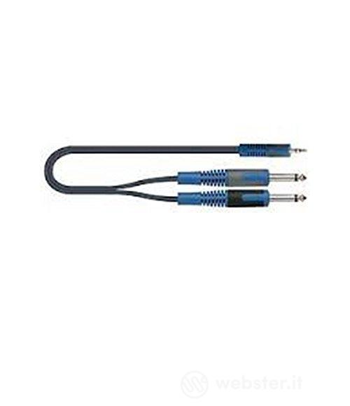 Cavetteria Audio/Video Cavo ROKSOLID RKSA140-1m j.3,5st-2 j.mon (AZ)