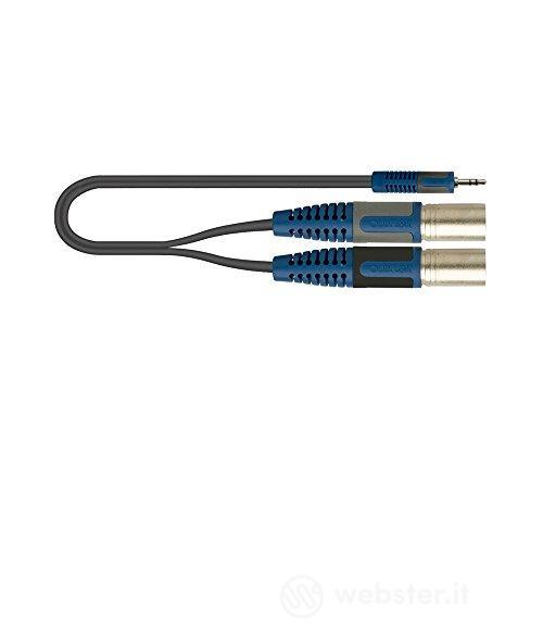 Cavetteria Audio/Video Cavo ROKSOLID RKSA192-5m j.3,5st-2 xlr/m (AZ)