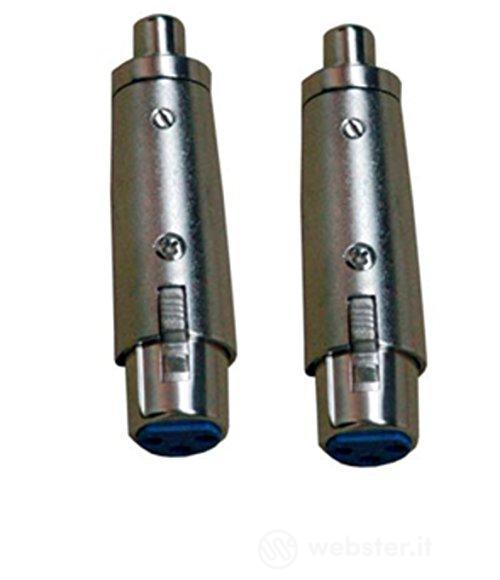 Cavetteria Audio/Video Adatt.CA-8236 XLR Fem./Rca Fem. Bl/2 (AZ)