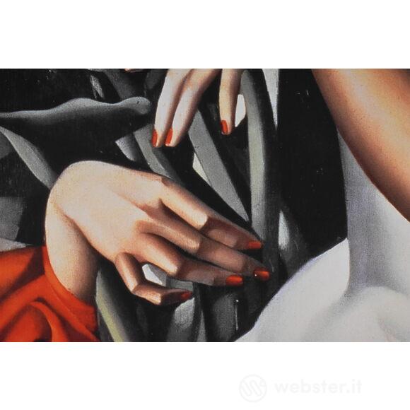 Tamara De Lempicka - Ritratto di madame Ira Perrot 1930 - Poster vintage originale anno 2004