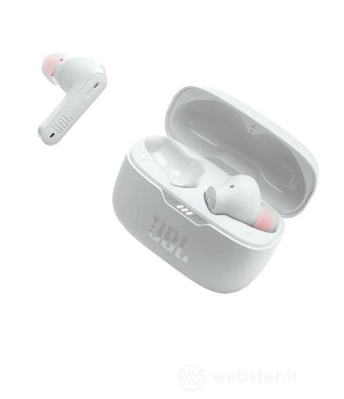JBL TUNE 230NC TWS Cuffie In-Ear True Wireless Bluetooth, Auricolari senza Fili IPX4 con Microfono Integrato per Musica, Sport e Chiamate, Fino a 40h di Autonomia, Custodia di Ricarica, Bianco (AZ)