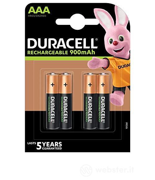Batteria Standard Ricaricabile DURACELL Ric.AAA BL/4 StayChar.Ready 850 (AZ)