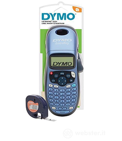 Dymo LetraTag LT-100H - Etichettatrice, Nero/Blu