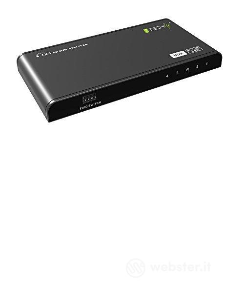 Cavetteria Audio/Video Splitter IDATA HDMI2-4K4HDR Hdmi 1in4out (AZ)