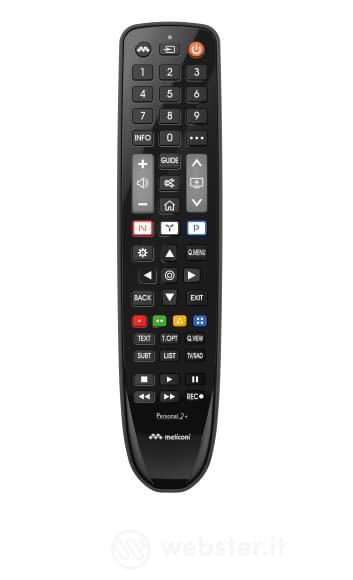 Meliconi Gumbody Personal 2+, Telecomando per TV LG, sostituisce il telecomando originale. Pronto all?uso. Corpo in gomma antishock. Supporto web e assistenza telefonica specializzata 806073 (AZ)