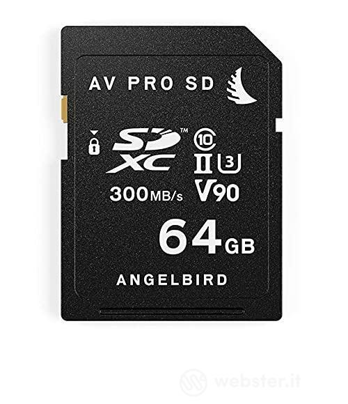 Angelbird SD Card AV PRO UHS-II 64GB V90 (AZ)