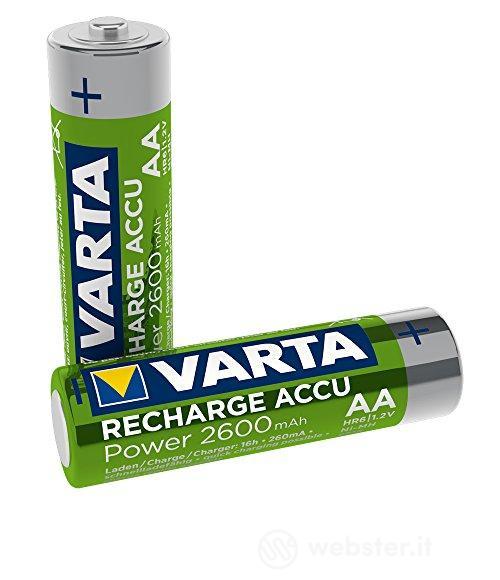 Batteria Standard Ricaricabile Ricar.Varta 05716.402 Bl/2pzSt.2600mFoto (AZ)