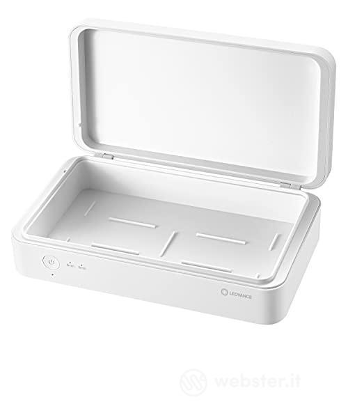 LEDVANCE Box di Disinfezione UV-C, Piena Potenza UV-C per Combattere Virus e Batteri, Unit? Mobile per la Disinfezione di Oggetti di Uso Quotidiano, 21.9 cm x 12.6 cm x 6.3 cm (AZ)