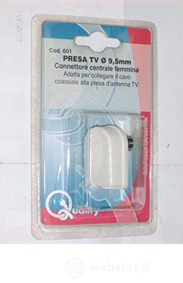 Spina con connettore maschio TV uscita cavao 980? Bianca (AZ)