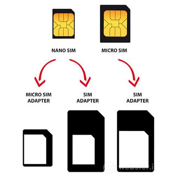 Universal Sim Adapters, kit 3 pezzi