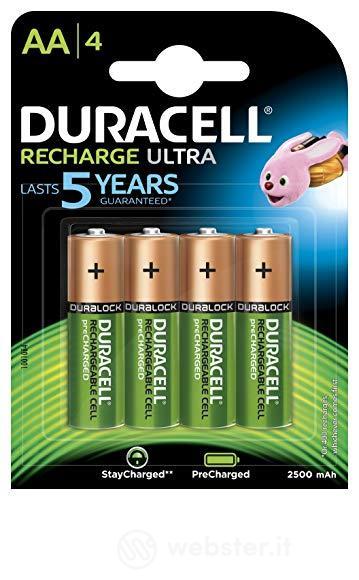 Batteria Standard Ricaricabile DURACELL Ric.AA BL/4 StayChar.Ready 2400 (AZ)