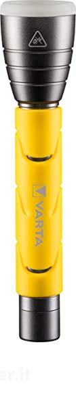 Torcia LED Outdoor Sports Varta F20 (5 Watt, incl. 2x batterie High Energy AA torcia lampada luce pila, involucro antischizzo IPX4) (AZ)