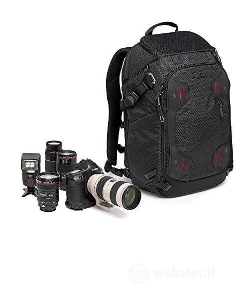Manfrotto PRO Light Multiloader M, Zaino per Reflex e Fotocamere Mirrorless, 4 Punti di Accesso, Attacchi per Treppiede Multipli, 3 Modalit? di Utilizzo, Divisori Intercambiabili, Nero (AZ)