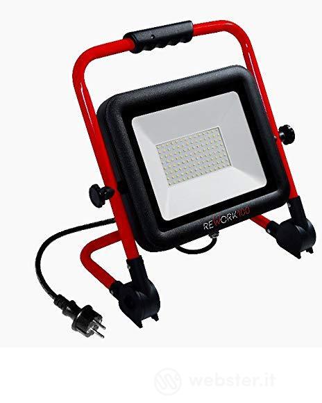 PROIETTORE PORT. LED REWORK - 100W - 4000K - 8000Lm - IP65 - Color Box (AZ)