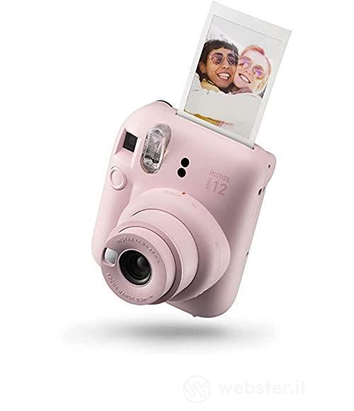 Fujifilm instax mini 12 Blossom Pink - Macchina Fotografica Istantanea, Specchietto Selfie e Modalit? Close Up, Esposizione Automatica, Design Pop, Dimensioni Stampa 86 mm x 54 mm (AZ)