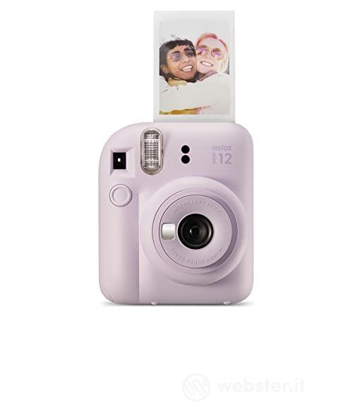 Fujifilm instax mini 12 Lilac Purple - Macchina Fotografica Istantanea, Specchietto Selfie e Modalit? Close Up, Esposizione Automatica, Design Pop, Dimensioni Stampa 86 mm x 54 mm (AZ)