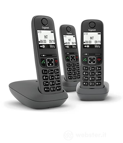 Gigaset cordless trio AS490 Nero (AZ)