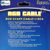 PS2 Cavo SCART RGB + 3 rca