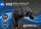 GIOTECK Controller Wired VX3 Nero PS3