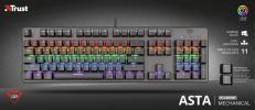TRUST GXT 865 Asta Mechanical Keyboard