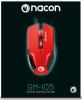 NACON Mouse Ottico 105 Rosso PC