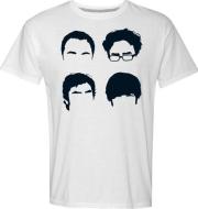 T-Shirt Big Bang Theory Faces M