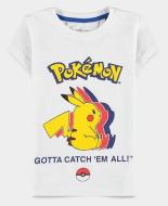 T-Shirt Pokemon Silhouette Girls 146/152