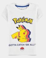 T-Shirt Pokemon Silhouette Girls 158/164