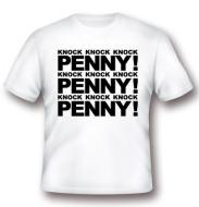 T-Shirt Big Bang Theory Knock Penny W. L