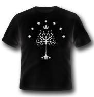 T-Shirt LOTR Minas Tirith Symbol M