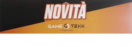 Testata Gondola GameTekk NOVITA' White/Orange 95x25cm