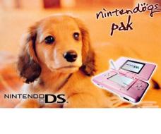 Nintendo DS - Rosa +Nintendogs Dachshund