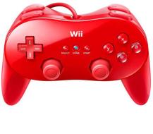 NINTENDO Wii Controller Cls Pro Rosso