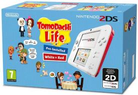 Nintendo 2DS Bianco+Rosso+Tomodachi Life