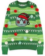 Maglione Natale Pokemon Bulbasaur Patched L