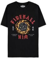 T-Shirt Stranger Things Hellfire Club Fireball Him XXL