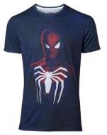 T-Shirt Spider-Man Acid Wash L