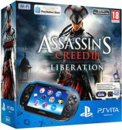 PS Vita WiFi+Card 4GB+Vouch. Ass.Creed 3