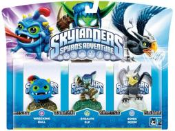 Skylanders StealthE+WreckingB+SonicBoom