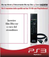 PS3 Sony Peripheral Pack Remote+Cavo