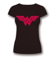 T-Shirt Wonder Woman Logo Donna L