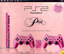 Playstation 2 Slim Pink Starter Pack