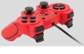 GIOTECK Controller Wired VX-2 PS3 Red