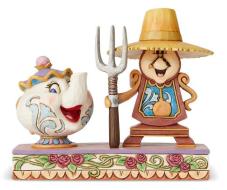 Beauty & Beast Mrs Potts e Cogsworth