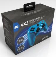 GIOTECK Controller Wired VX3 Blu PS3