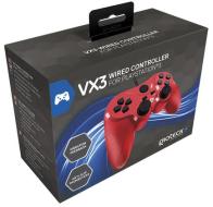 GIOTECK Controller Wired VX3 Rosso PS3