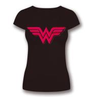 T-Shirt Wonder Woman Logo Donna XL